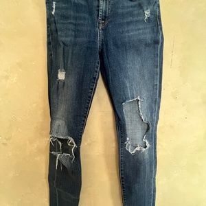 7 For All Mankind The Ankle Skinny Jeans Size 25 Made In The USA!